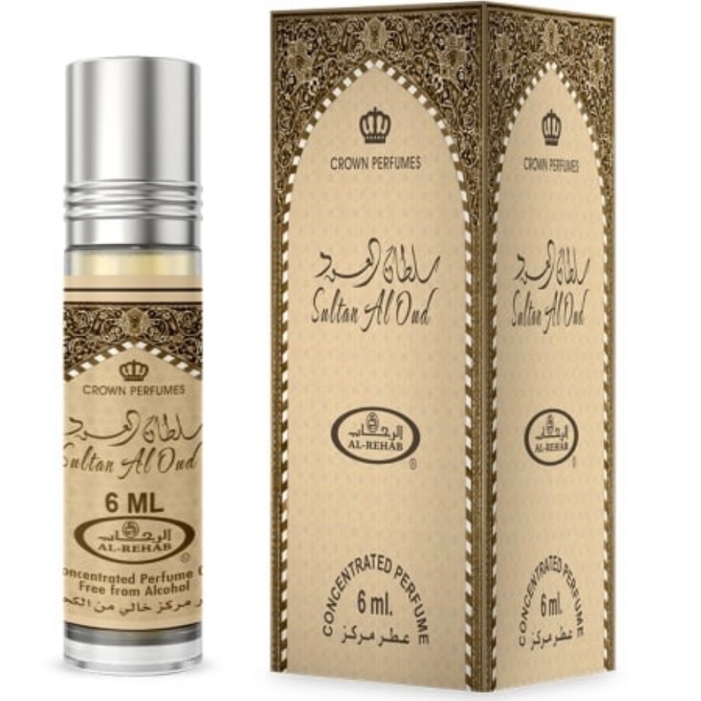 Men’s Sultan Al Oud Roll-On Attar Oil by Al Rehab, Arabian Attar Oil NWT